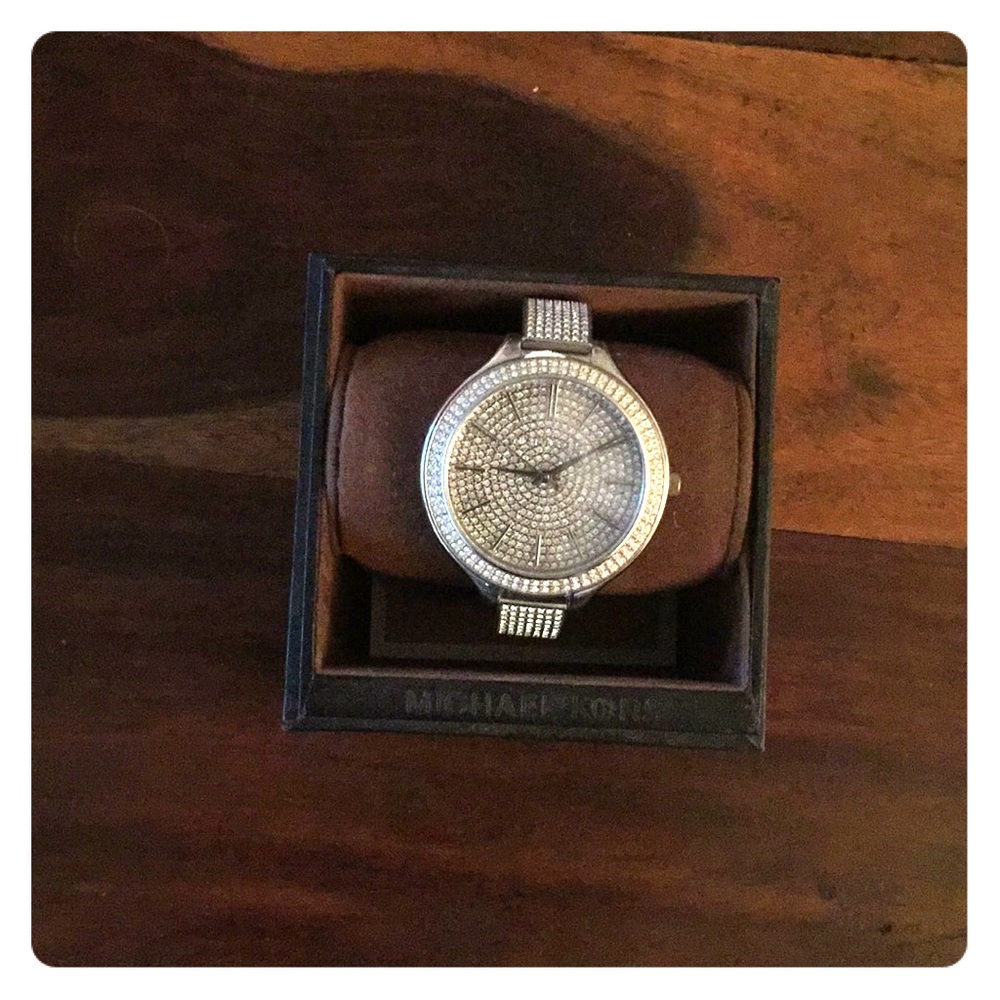 Michael Kors Rhinestone watch w/ extension.
